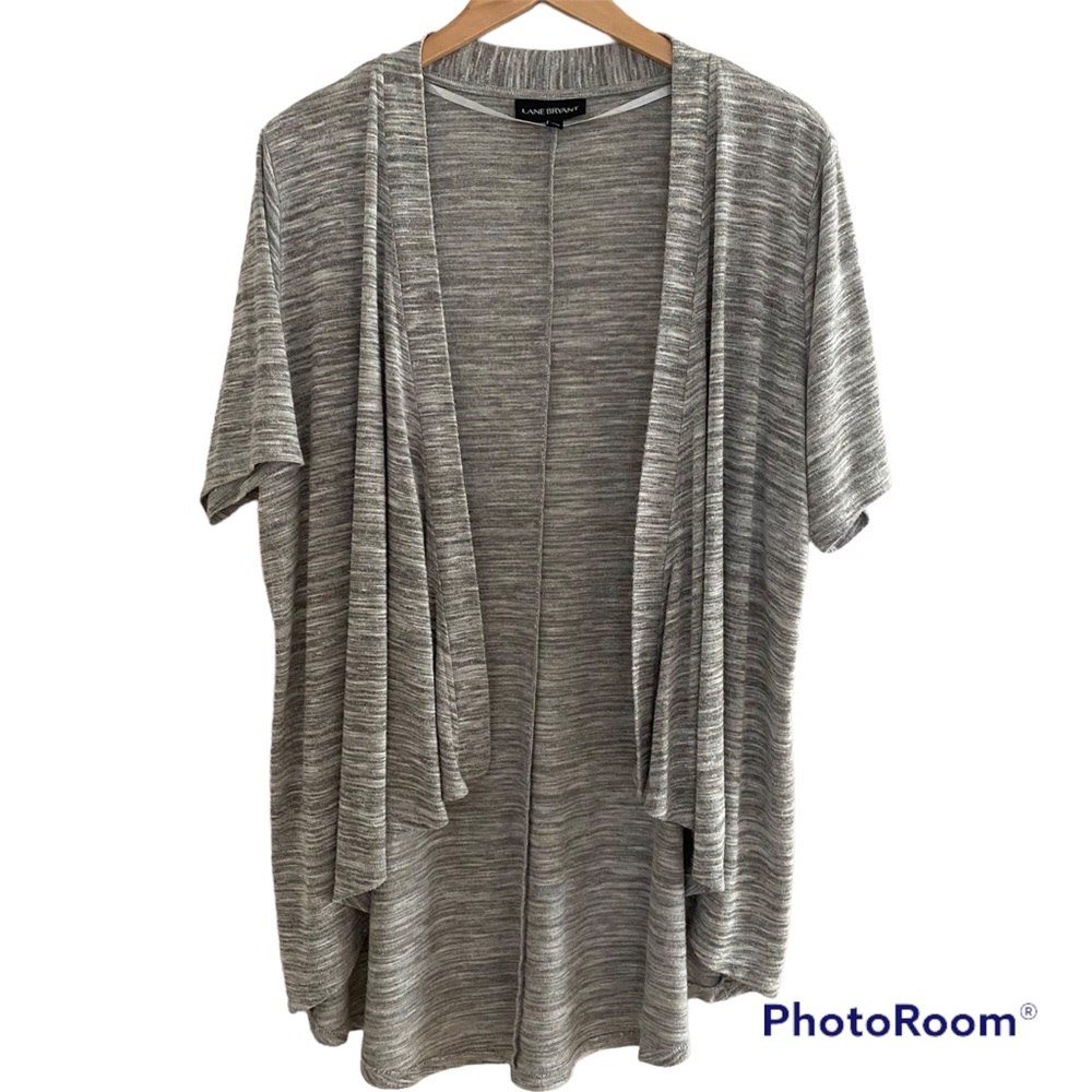 Lane Bryant Women’s Casual Space Dye Open Front Cardigan